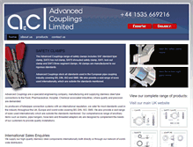Tablet Screenshot of advanced-couplings.com